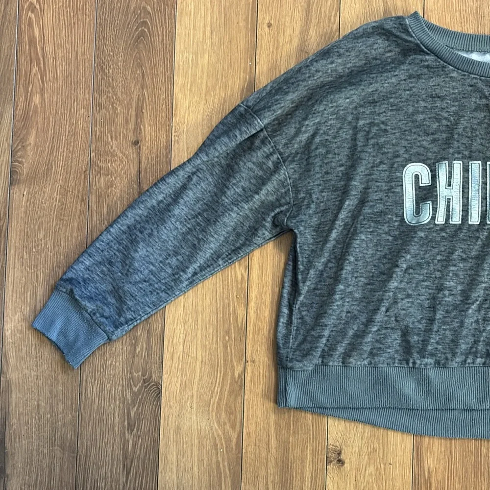 Gray/Silver Girls’ Justice Long-Sleeve Sleep Top - 12